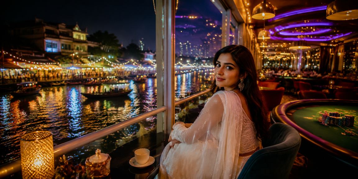 বরিশালের রাতের বাজারে বিনোদন ক্যাসিনো পরিবেশ